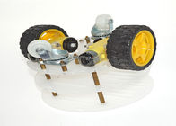 3 Layer Acrylic Arduino Car Chassis 66mm Tire Diameter 15 * 14 * 11.5cm Size